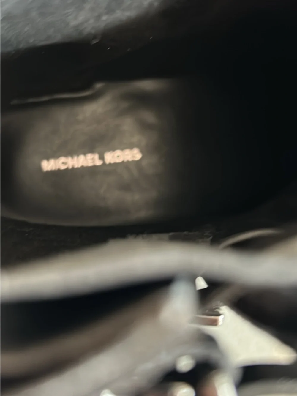 Michael Kors Black Crystal-Embellished Ankle Booties - Picture 2 of 7